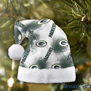 Green Bay Packers Logo Pattern Santa Hat Christmas Gift For Fans Product Photo 4