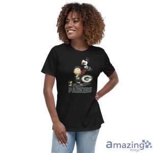 Green Bay Packers The Peanuts T-Shirt Gift For Fans - Women's Relaxed Short Sleeve Jersey Tee