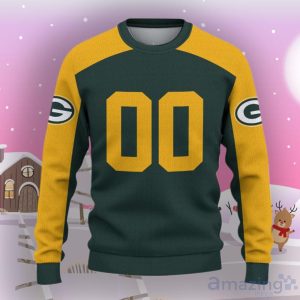 Green Bay Packers Ugly Sweater Custom Name And Number Hot Design For Christmas Gift Product Photo 2