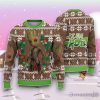 Green Brown Character Ugly Christmas Sweater For Men And Women