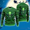 Green Octopus Great Old One 3D Ugly Christmas Sweater Gift For Family Christmas Gift