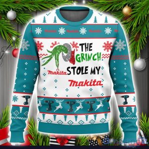 Grinch Stole My Makita 3D Ugly Christmas Sweater Men And Women Christmas Gift Product Photo 1