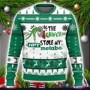 Grinch Stole My Metabo HPT 3D Ugly Christmas Sweater Men And Women Christmas Gift Product Photo 1