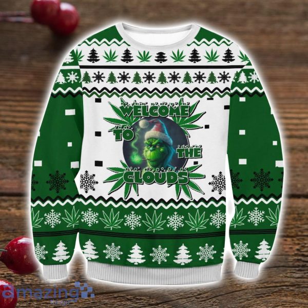 Weed ugly sale christmas sweater