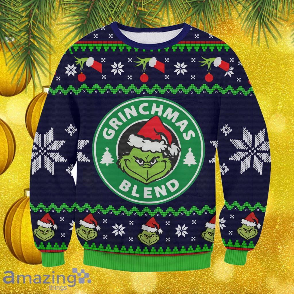 Grinchmas Blend Ugly Christmas Sweater Gift For Men And Women image Grinchmas Blend Ugly Christmas Sweater Gift For Men And Women Product Photo 1