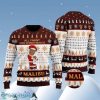 Groot All I Need For Christmas Is Malibu Ugly Christmas Sweater Best Gift