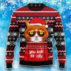 Grumpy Cat You Look So Ugly Christmas Sweater, Christmas Gift For Pet Lover