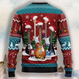 Guitar Christmas Ugly Christmas Sweater For Men & Women image Guitar Christmas Ugly Christmas Sweater For Men & Women Product Photo 2