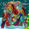 Guitar Scroll Bubble Colorful Ugly Christmas Sweater Gift For Men And Women