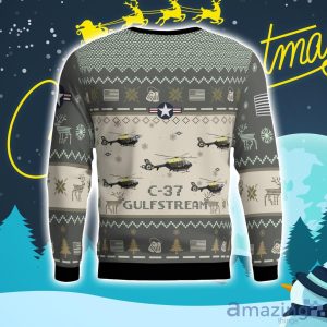 Gulfstream C-37 C37 Aircraft New Trend Veteran Sweater Ugly Christmas Sweater Gift For Christmas Product Photo 3