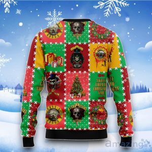 Guns N’ Roses Sweet Child O’ Mine Christmas Time Ugly Sweater Product Photo 3