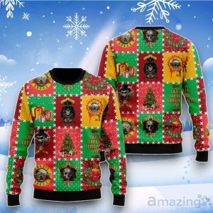 Guns N’ Roses Sweet Child O’ Mine Christmas Time Ugly Sweater Product Photo 1