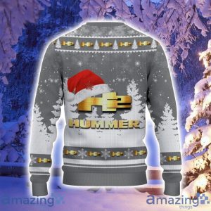 H2 Hummer Santa Hat Pattern Ugly Christmas Sweater For Men And Women Product Photo 3
