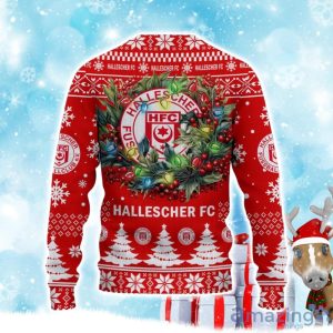Hallescher FC Ugly Christmas Sweater Gift Ideas For Fans Product Photo 3