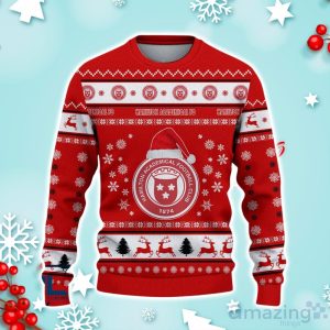 Hamilton Academical F.C. Ugly Christmas Sweater Ideal Gift For Fans Product Photo 2
