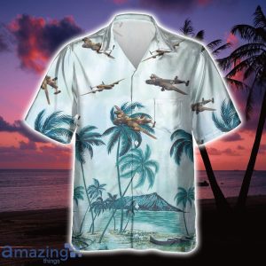 Handley Page Halifax Veteran US Aircraft Tropical Hawaiian Shirt Aloha Summer Gift For Men And Women Product Photo 1