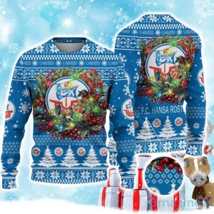 Hansa Rostock Ugly Christmas Sweater Gift Ideas For Fans Product Photo 1