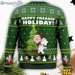 Happy Freakin Holidays Family Guy Funny Ugly Christmas Sweater Christmas Gift For Family image Happy Freakin Holidays Family Guy Funny Ugly Christmas Sweater Christmas Gift For Family Product Photo 3