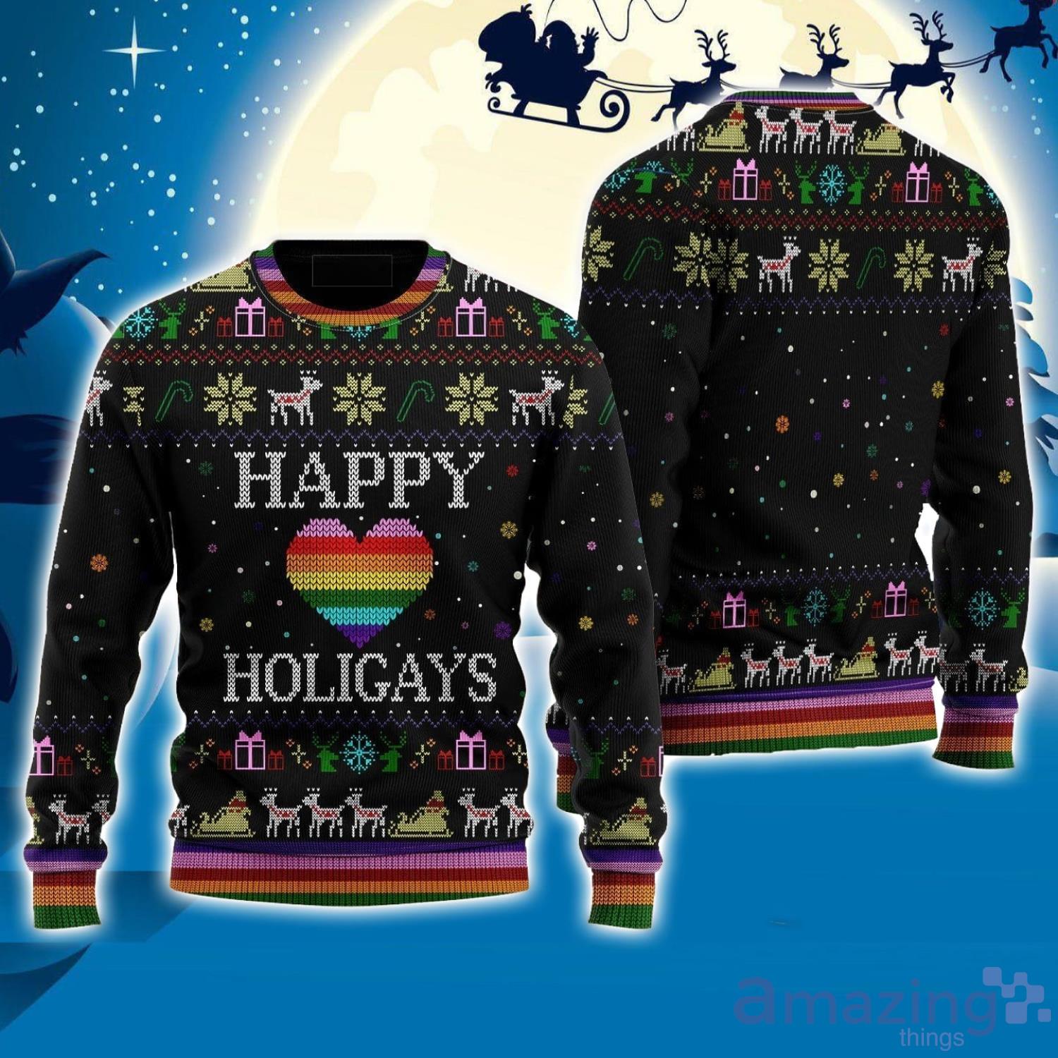 Happy holigays outlet sweater