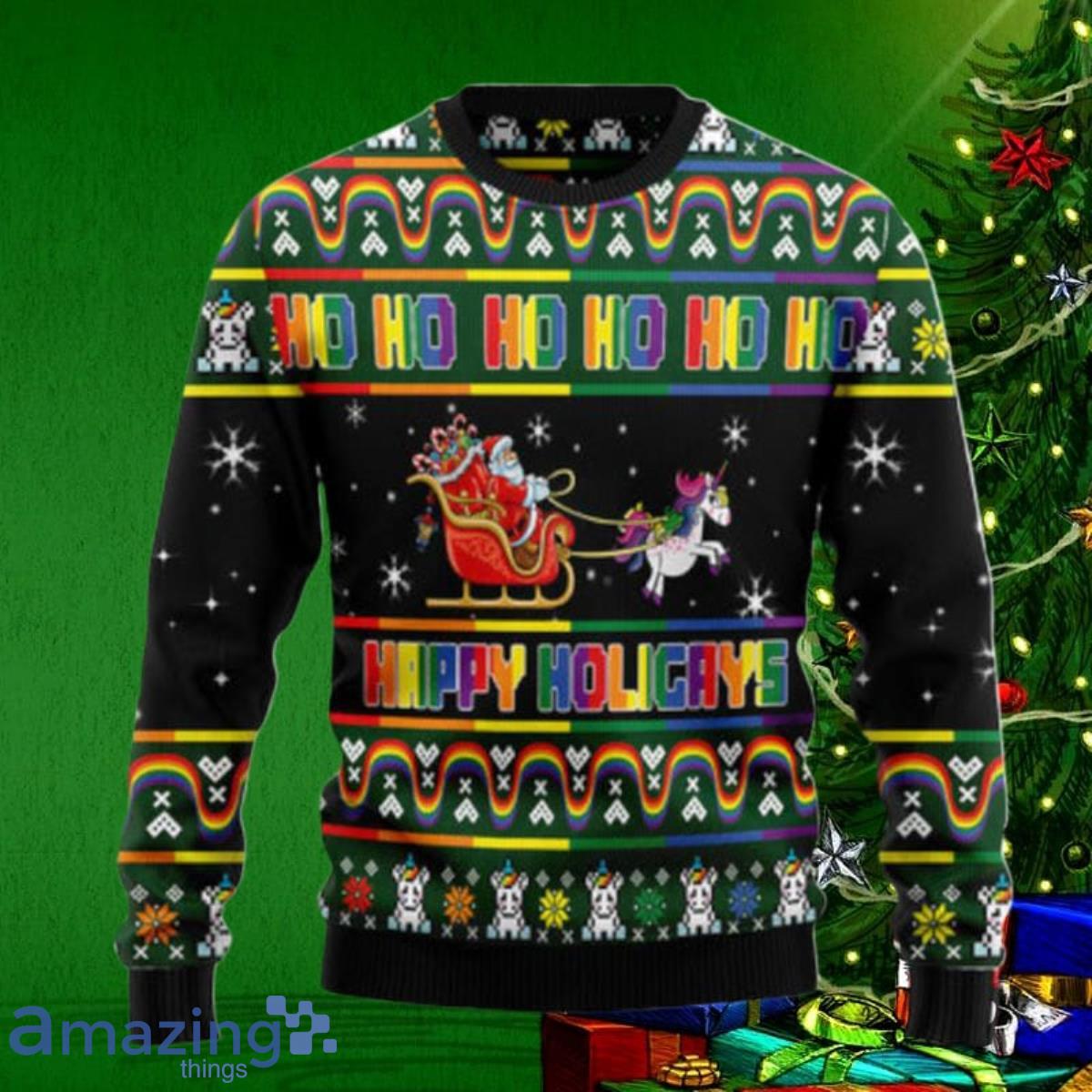 Happy Holigays Ugly Christmas Sweaters Special Gift For Men And Women image Happy Holigays Ugly Christmas Sweaters Special Gift For Men And Women Product Photo 1