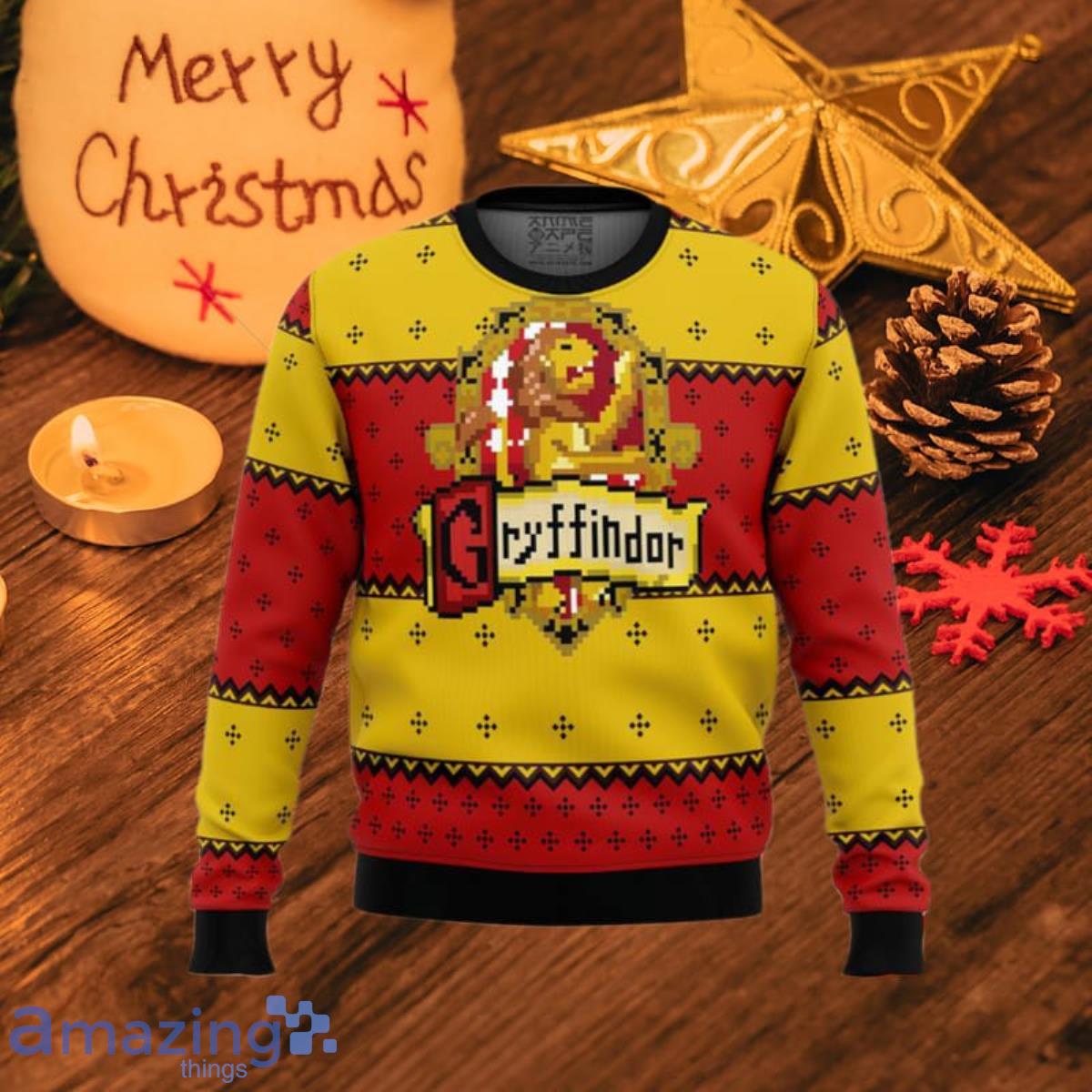 Harry Potter Gryffindor Ugly Christmas Sweaters Style Gift For Men And Women Product Photo 1