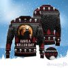 Have A Killer Day Black Cat Halloween Ugly Christmas Sweater