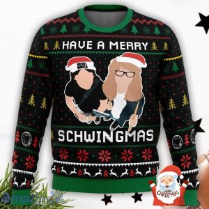 Have A Merry Schwingmas Wayne’s World 3D Ugly Christmas Sweater Christmas Gift For Men And Women Product Photo 2