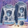 Havre Athletic Club Big Logo Pine Trees Special Design Ugly Christmas Sweater Christmas Gift Ideas