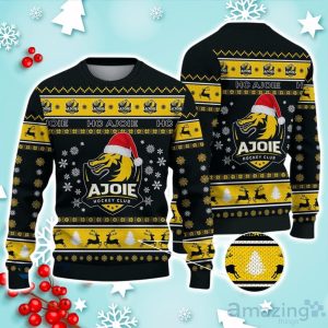 HC Ajoie Ugly Christmas Sweater Ideal Gift For Fans Product Photo 1