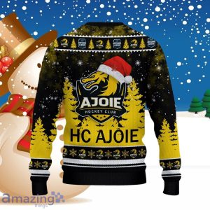 HC Ajoie Ugly Christmas Sweater Style Gift For Men Women Product Photo 3