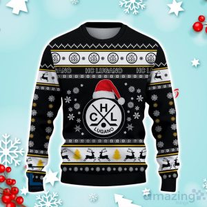 HC Lugano Ugly Christmas Sweater Ideal Gift For Fans Product Photo 2