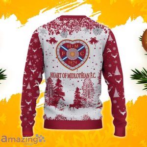 Heart Of Midlothian F.C. Ugly Christmas Sweater, Xmas Gift Ideas 2023 For Fans Product Photo 3