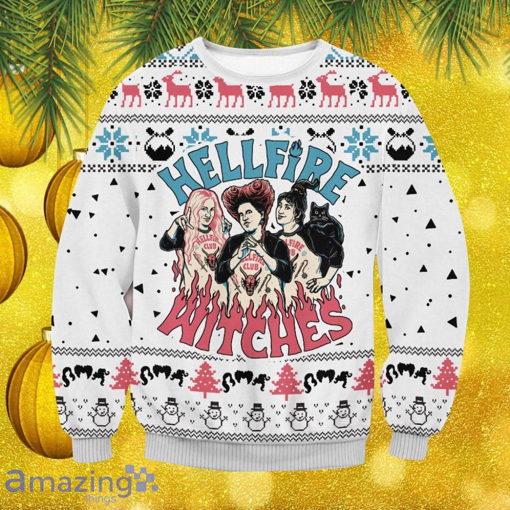 Hellife Witches Christmas Ugly Sweater Gift For Men And Women image Hellife Witches Christmas Ugly Sweater Gift For Men And Women Product Photo 1