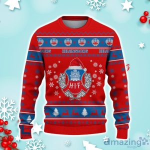 Helsingborgs IF Ugly Christmas Sweater Ideal Gift For Fans Product Photo 2