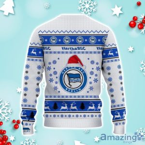 Hertha BSC Ugly Christmas Sweater Ideal Gift For Fans image Hertha BSC Ugly Christmas Sweater Ideal Gift For Fans Product Photo 3