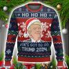 Ho Ho Ho Joe’s Got To Go Trump 2024 Ugly Christmas Sweater Cute Christmas Gift