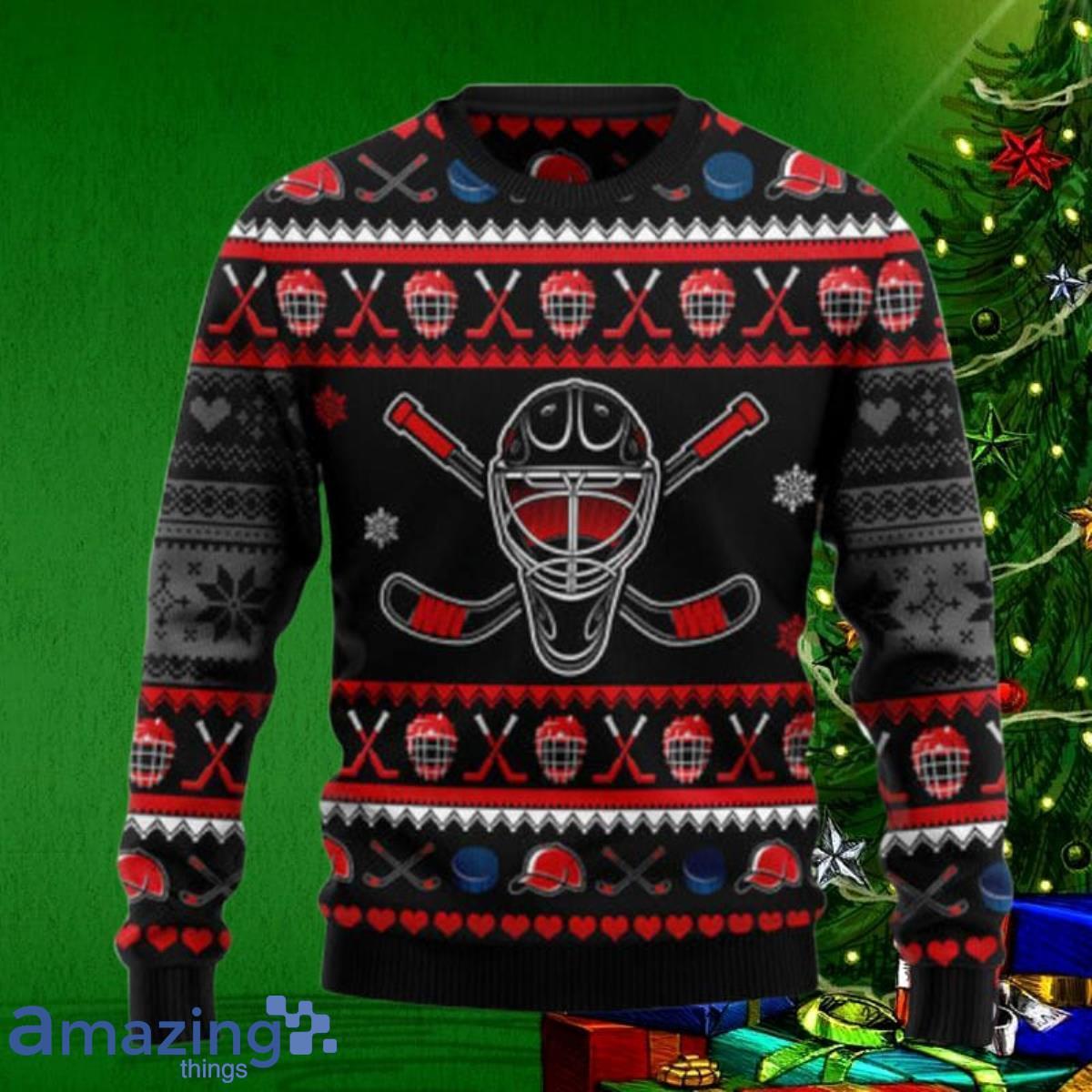 Hockey Puck Christmas Ugly Christmas Sweater Best Gifts image Hockey Puck Christmas Ugly Christmas Sweater Best Gifts Product Photo 1
