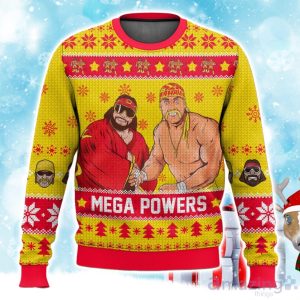 Hogan Macho Man Mega Powers Ugly Christmas Sweater For Fans Xmas Gifts Ideas Product Photo 1