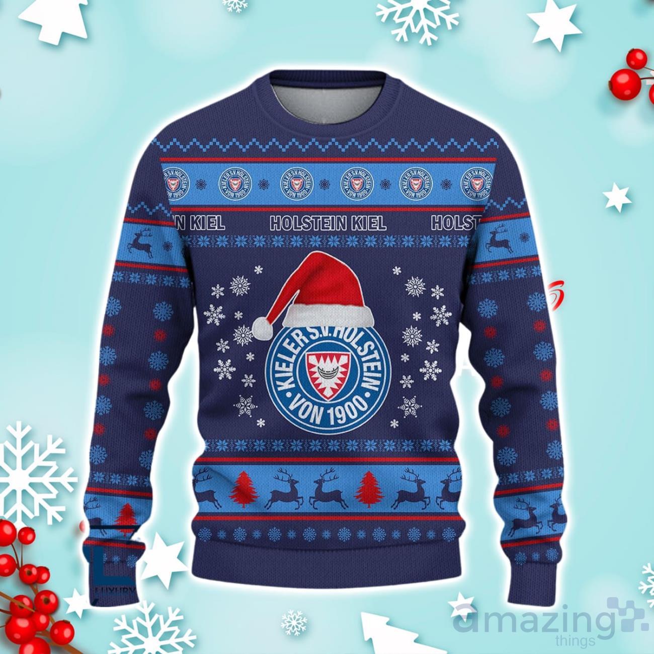 Holstein Kiel Ugly Christmas Sweater Ideal Gift For Fans image Holstein Kiel Ugly Christmas Sweater Ideal Gift For Fans Product Photo 2