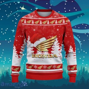 Honda Motorcycle Ugly Christmas Sweater Unique Gifts For Men Women image Honda Motorcycle Ugly Christmas Sweater Unique Gifts For Men Women Product Photo 2