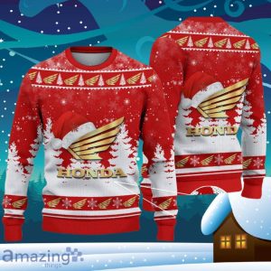 Honda Motorcycle Ugly Christmas Sweater Unique Gifts For Men Women Product Photo 1