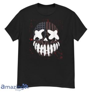 Horror Scary Mask Halloween Party With Purge Scary Mask T Shirt Product Photo 2