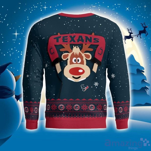 Ugly Christams Sweatshirt Long Sleeve T Shirts Cute Reindeer