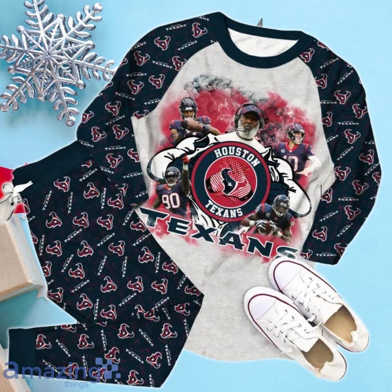 Houston Texans Transfer Limited Edition Pajamas Set image Houston Texans Transfer Limited Edition Pajamas Set Product Photo 2