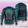 HP Lovecraft Trust In Cthulhu Church Stained Glass Unisex Ugly Christmas Sweater For Men And Women