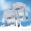 Huey Helicopter Christmas Sweater 3D Gift For A Festive Holiday