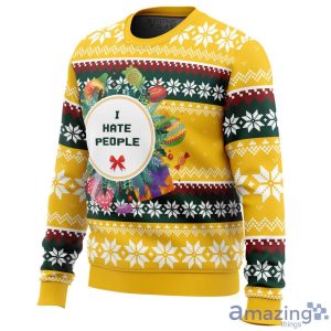 I Hate People Parody Ugly Christmas Sweater Product Photo 2