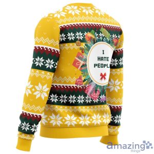 I Hate People Parody Ugly Christmas Sweater Product Photo 3
