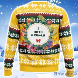I Hate People Parody Ugly Christmas Sweater Product Photo 4