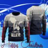 I Want To Believe Ugly Christmas Sweater Best Gift